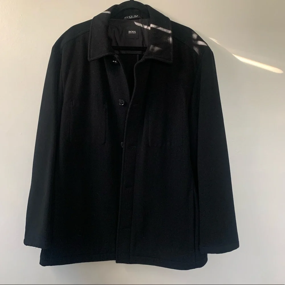 Hugo Boss Cashmere Wool Coat